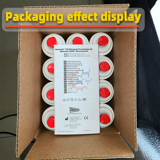 Empacadora de cajas desplegable Línea de empaque para botellas